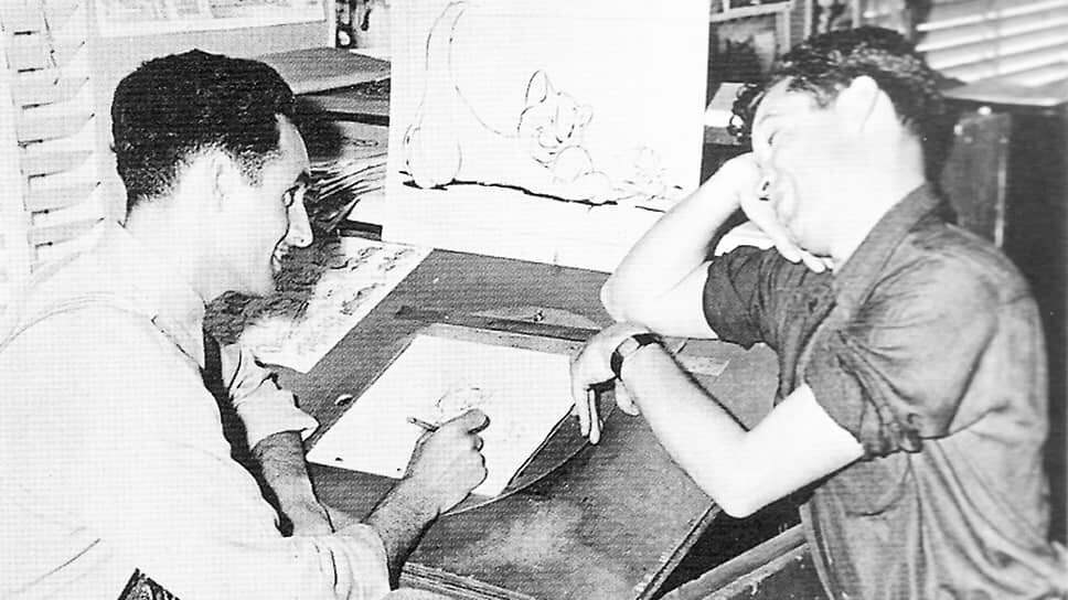 Аниматоры Уильям Ханна и Джозеф Барбера, 1940.📷Фото: Metro-Goldwyn-Mayer