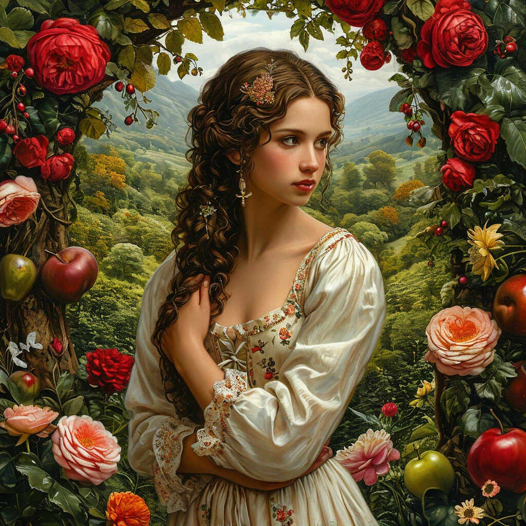 Ева в Райском саду.