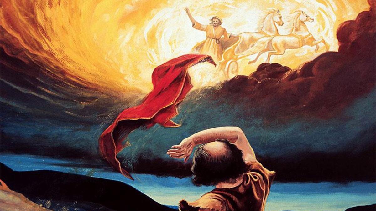 Огненная колесница забрала пророка Илию