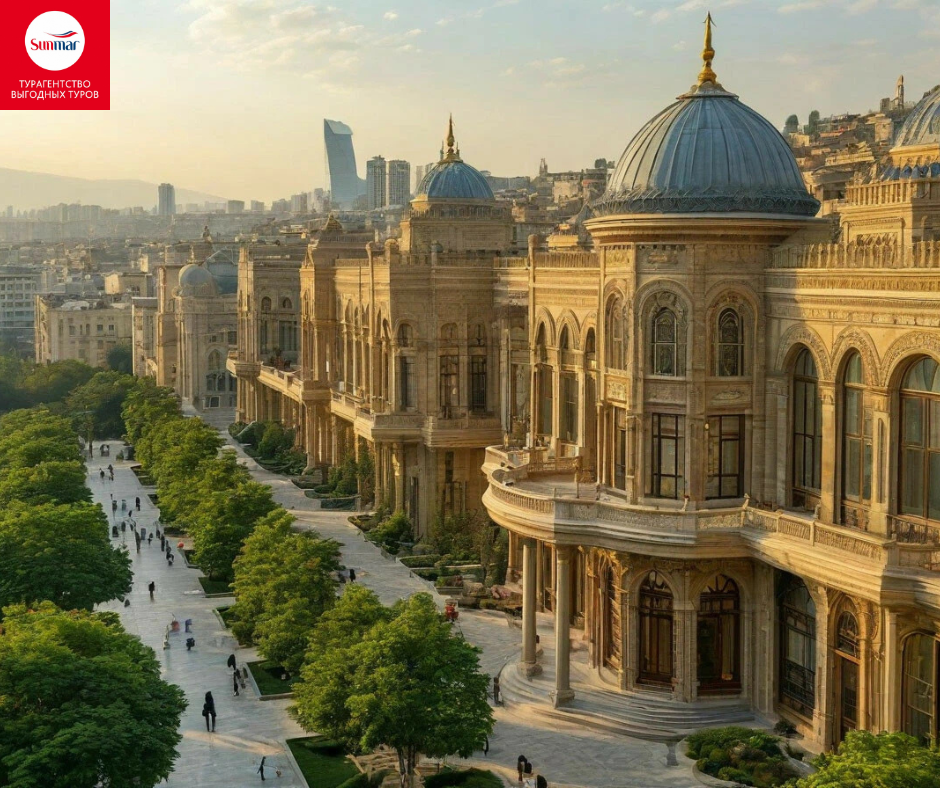 Экскурсионные туры в Грузию и Азербайджан. Картинка создана при помощи ИИ.