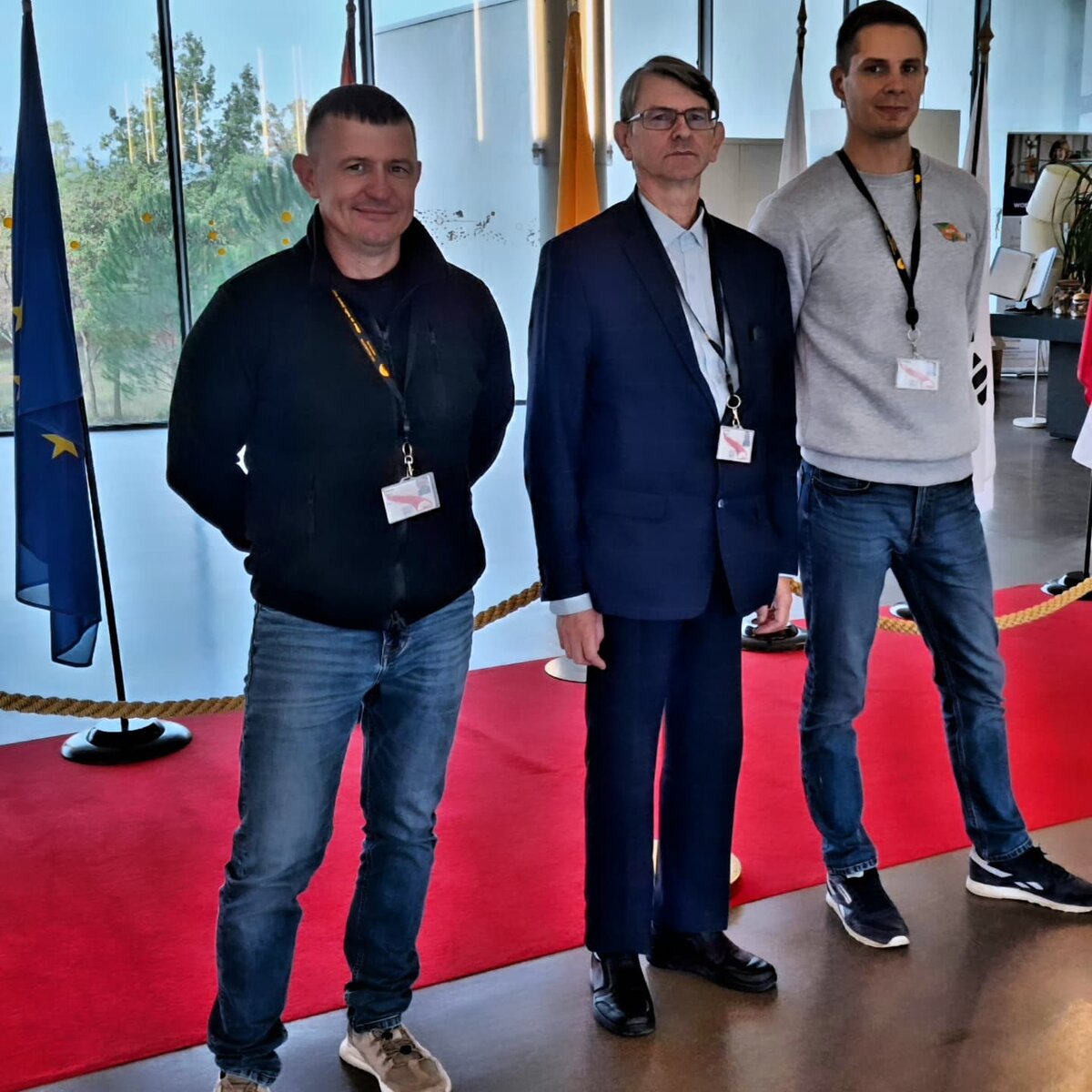 На фото (слева направо) Виктор Маслов, Анатолий Еремеев, Максим Каменский