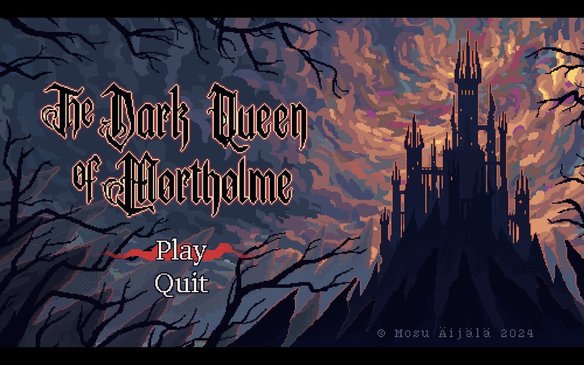 Главное меню The Dark Queen of Mortholme
