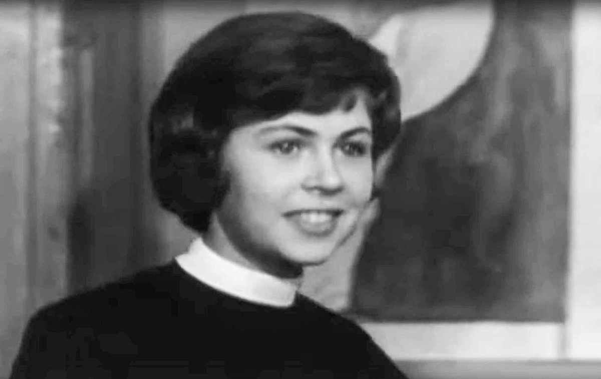 Кадр из фильма "Мужской разговор". Светлана Артюхова в роли Наташи