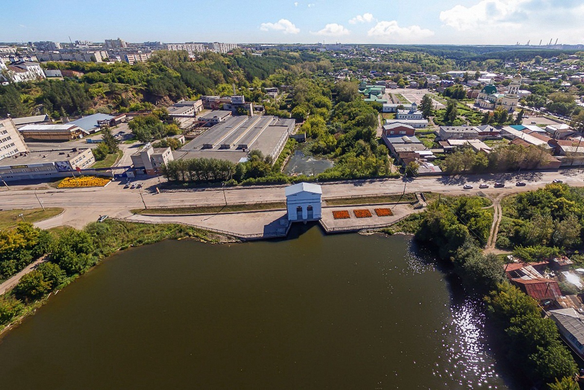 Плотина в Старом Каменске - наши дни