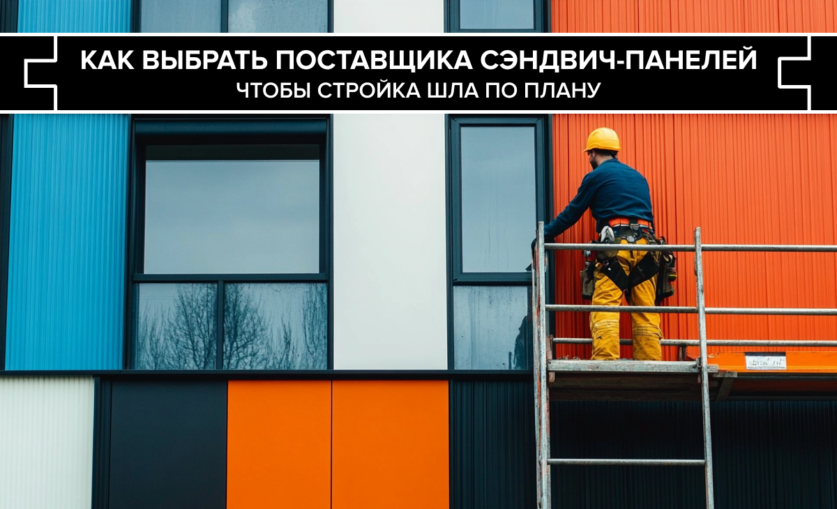 Как выбрать поставщика сэндвич-панелей