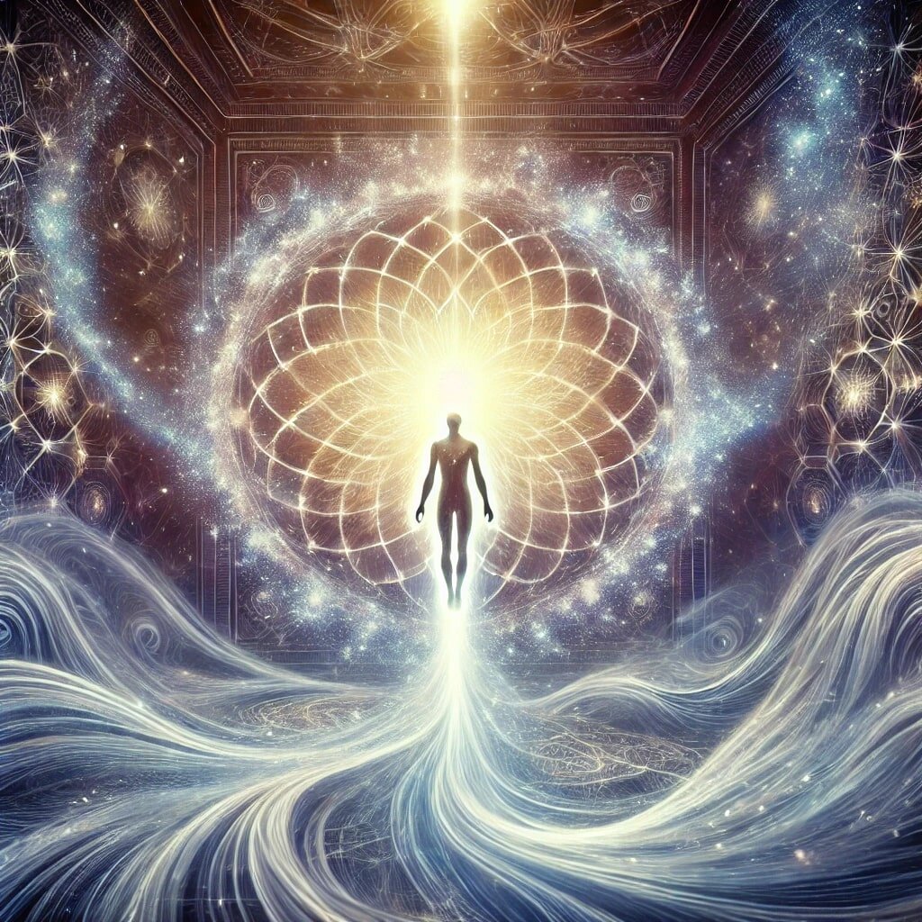 Изображение, символизирующее связь с восприятием вне разума