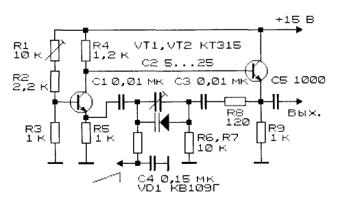 Рис. 1 Из книги М.А. Шустова "Практическая схемотехника. Книга 1"
