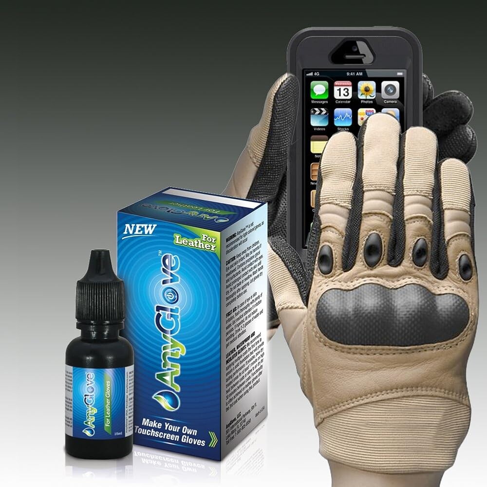 Чудо жидкость, превращающие любые перчатки в тач скрин. 