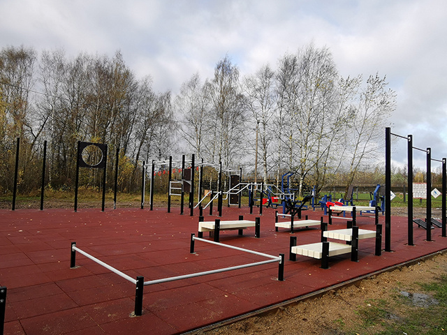 Спортплощадка в городе Бежецк