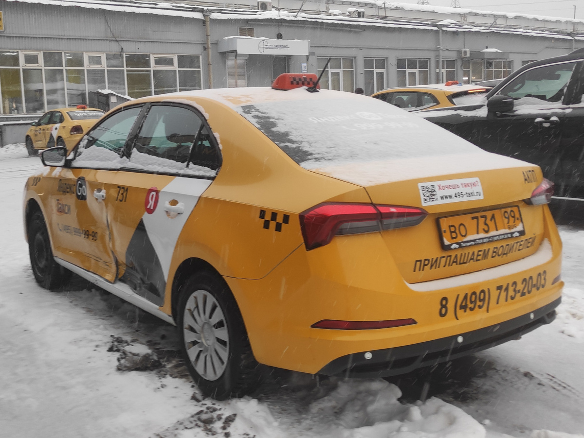 В таком виде я оставил машину в парке