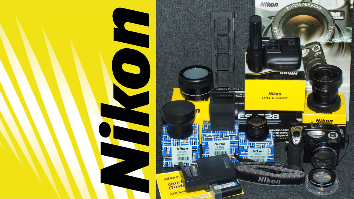 Мой комплект Nikon Coolpix 5000