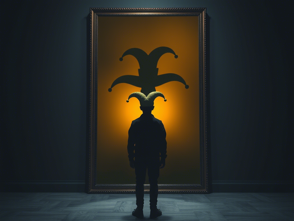 Приглушенные серые тона для «тени», теплые золотые и белые акценты — для света