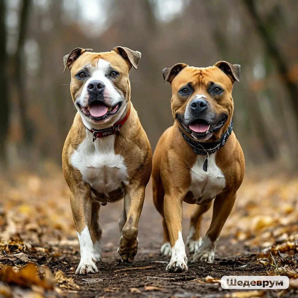 Стаффордширские терьеры     Шедеврум