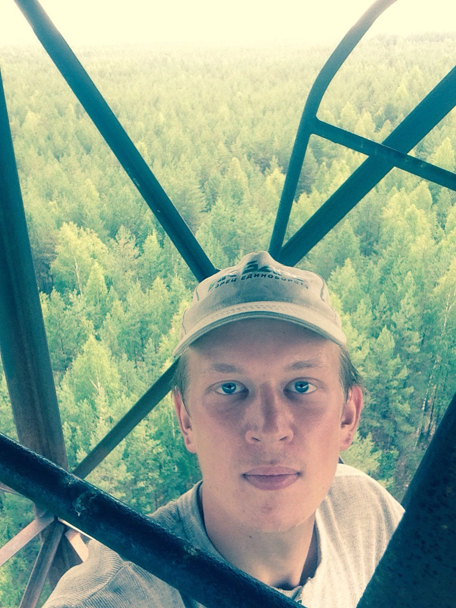 Тайга как море. Фото автора 