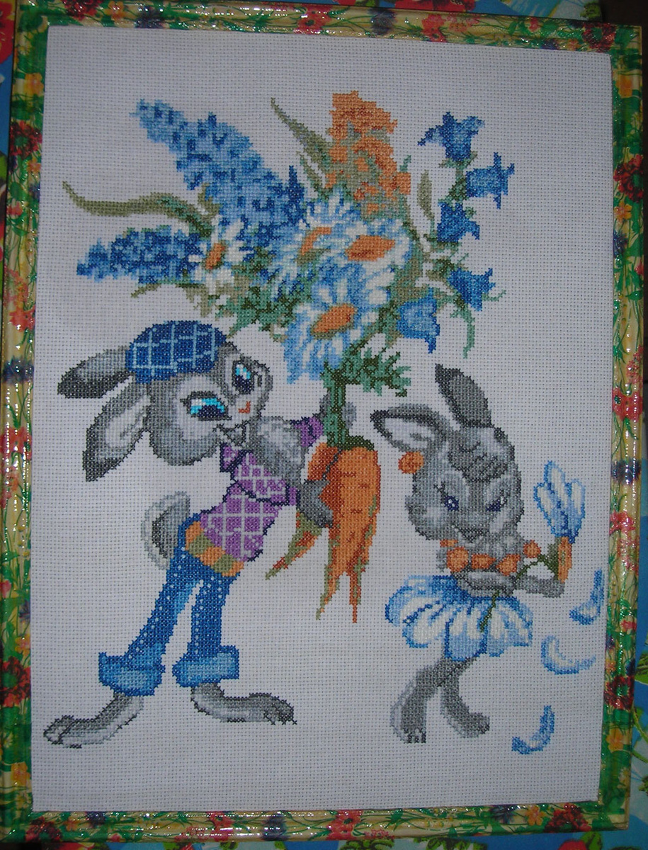 Отшитая работа.