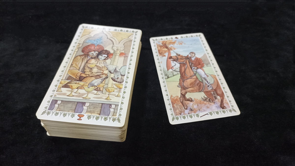 Результат расклада на вызов мужчины на проявление на Ленорман Золотые Мечты (на Романтическом Таро)