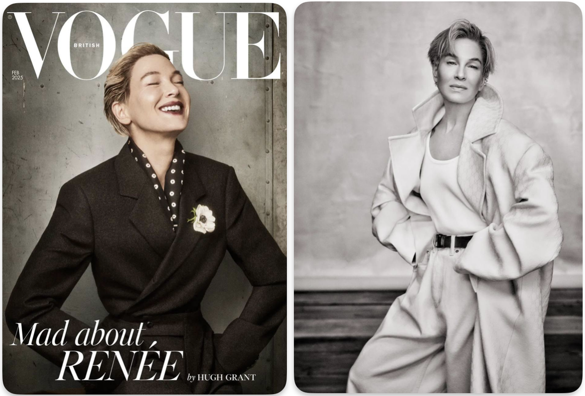 Съемка для журнала Vogue British февраль, 2025