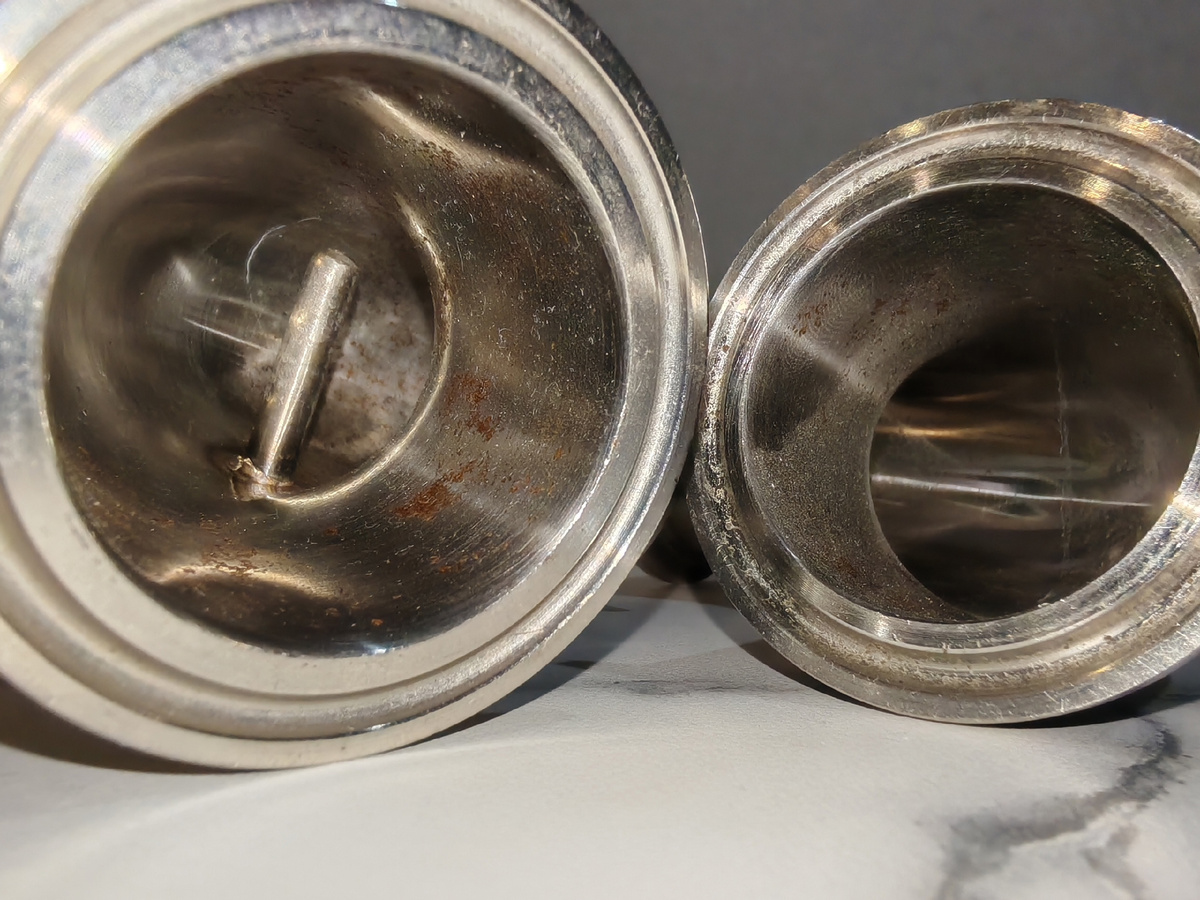 Ржавление стали внутри.