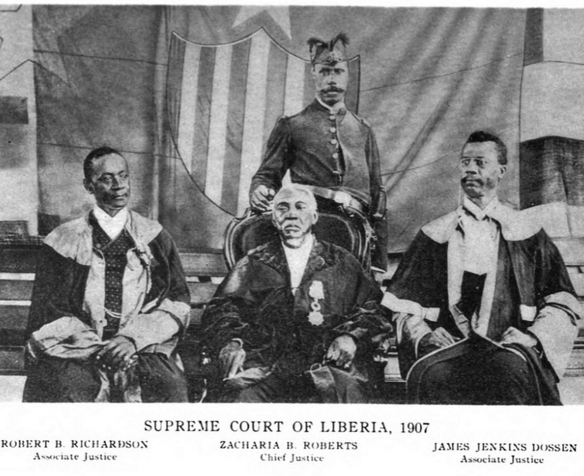 Верховный суд Либерии, 1907 год.