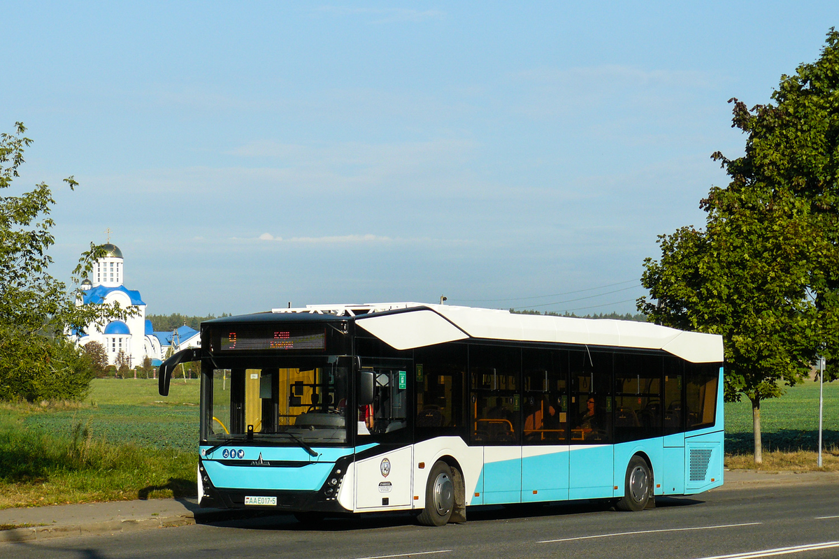 Электробус МАЗ-303Е22 в Жодино, фото СТТС, автор Azarov_Egor