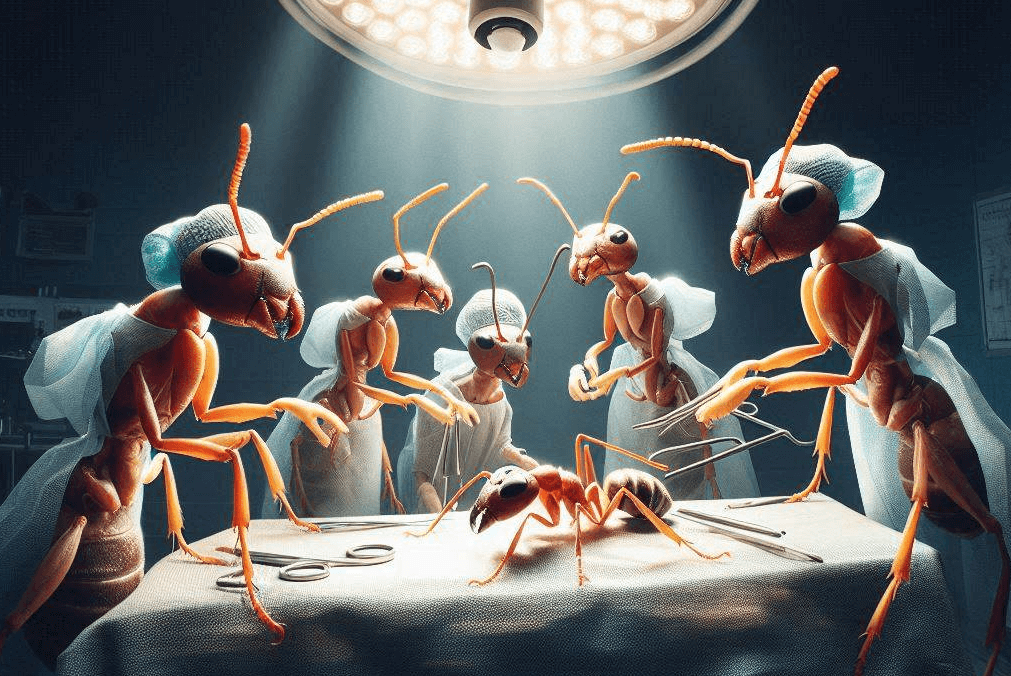    Конечно, муравьиная медицина выглядит иначе, чем человеческая, но она тоже довольно разумна. Источник изображения: daryo.uz