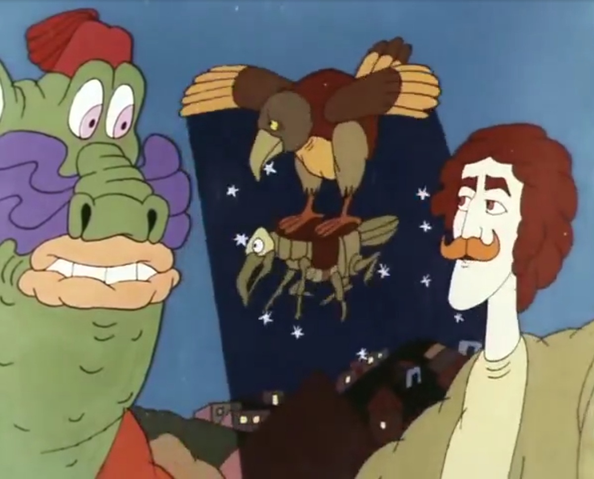 Фраза из м/ф  "Ух, ты говорящая рыба" 