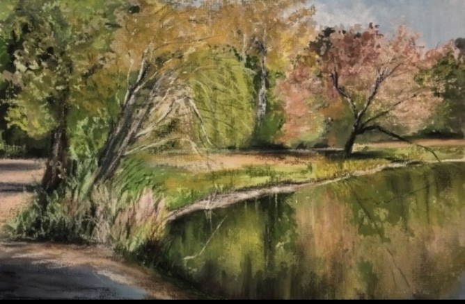 Картина художницы Марины Сатиной 