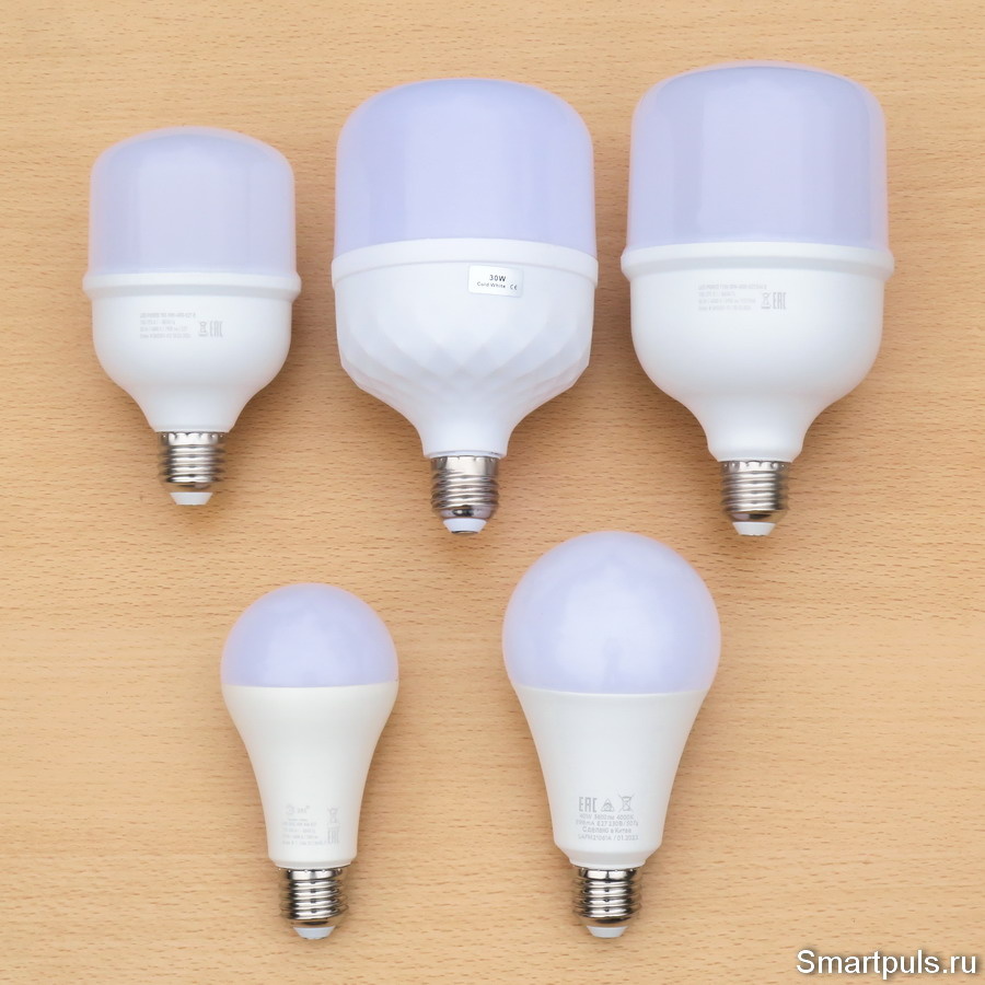 Тестируемые светодиодные лампы