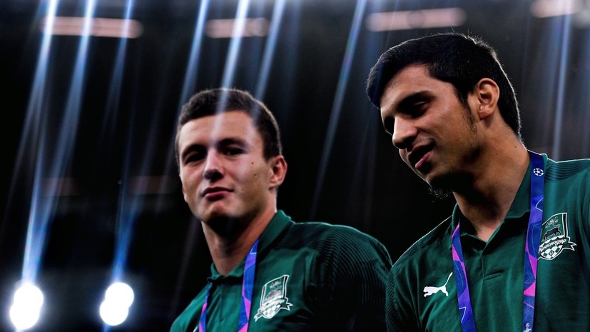     Экс-футболисты «Краснодара» Иван Игнатьев и Магомед-Шапи Сулейманов РИА Новости Алексей Филиппов