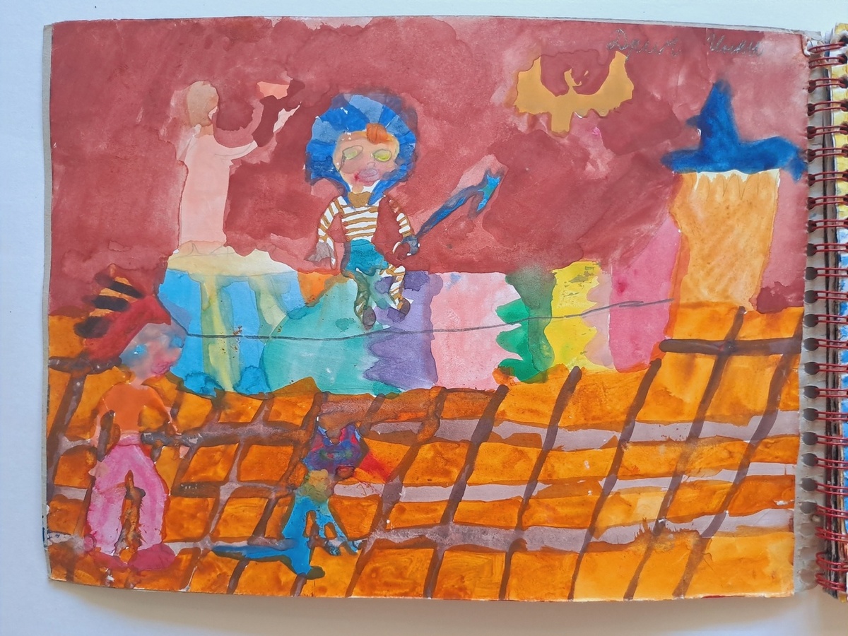 Ориби Каммпирр - Сюжеты любимых мультфильмов (рисунки), Тутенштейн © Copyright: Ориби Каммпирр