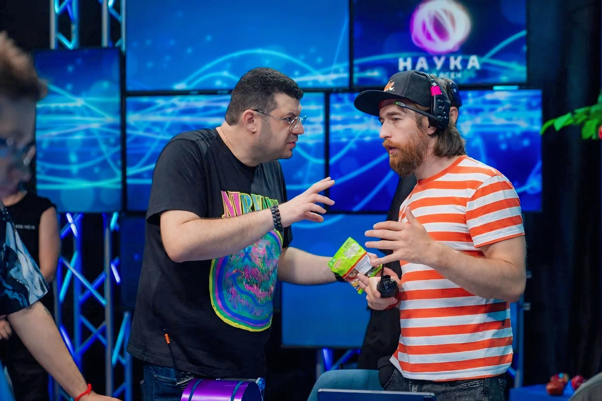 Съёмки шоу «Наука для всех 2.0»