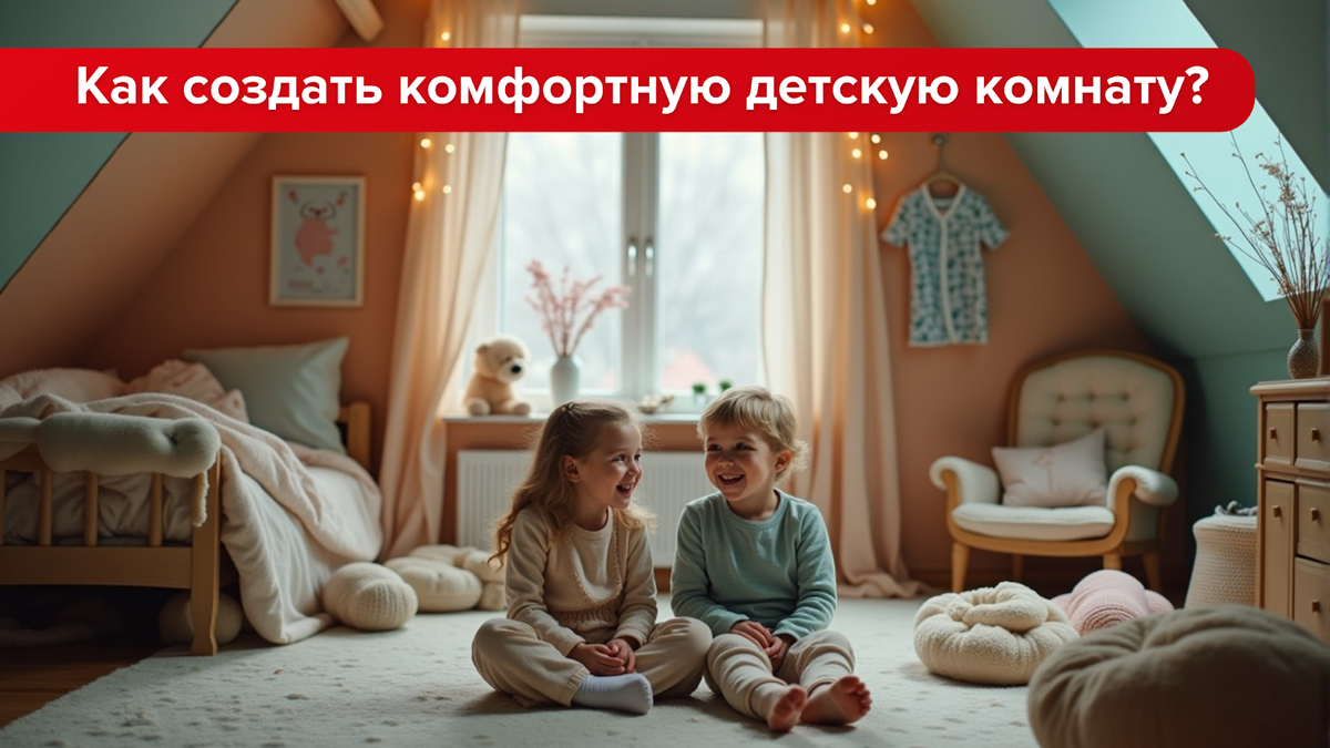 Как создать комфортную детскую комнату в частном доме