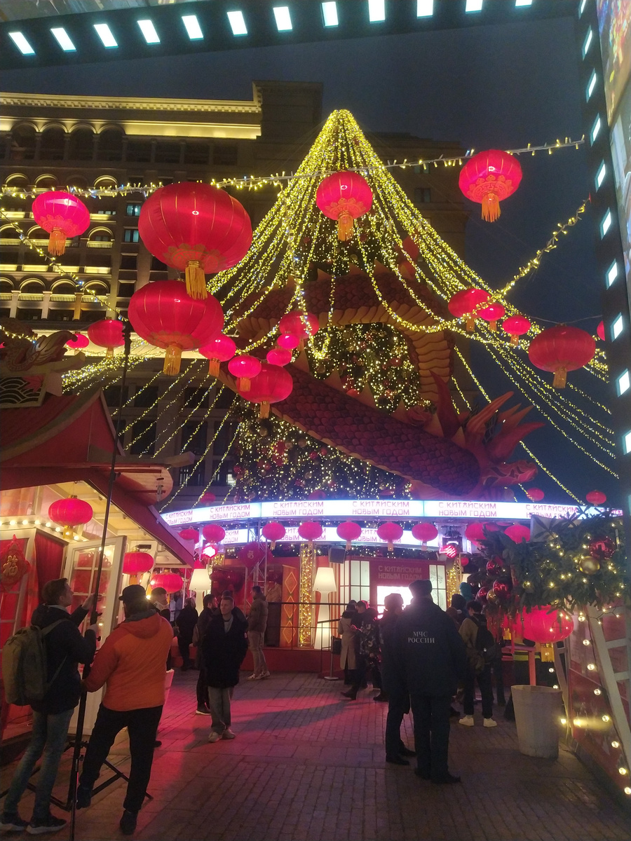 Площадка Китайского Нового Года 2025 на Манежной площади