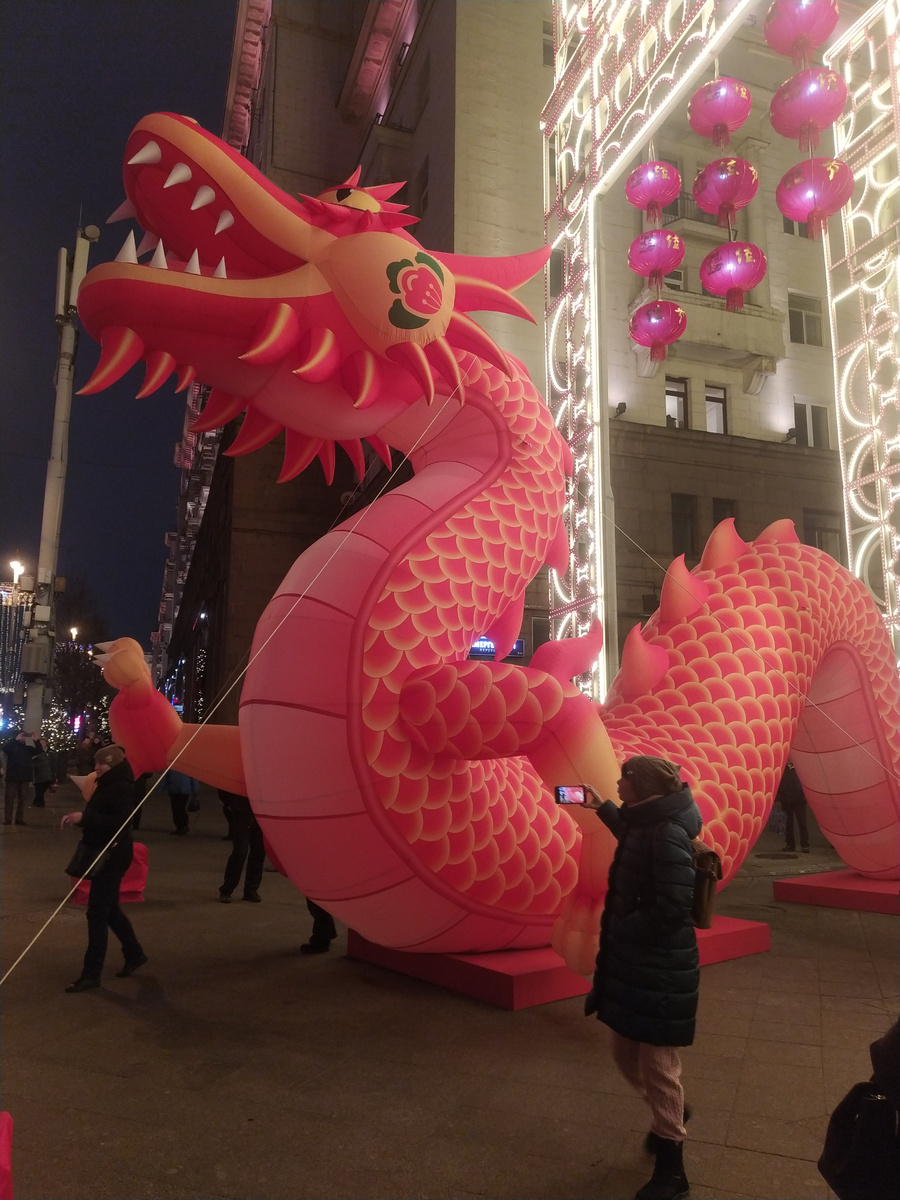 Площадка Китайского Нового Года 2025 в Камергерском переулке