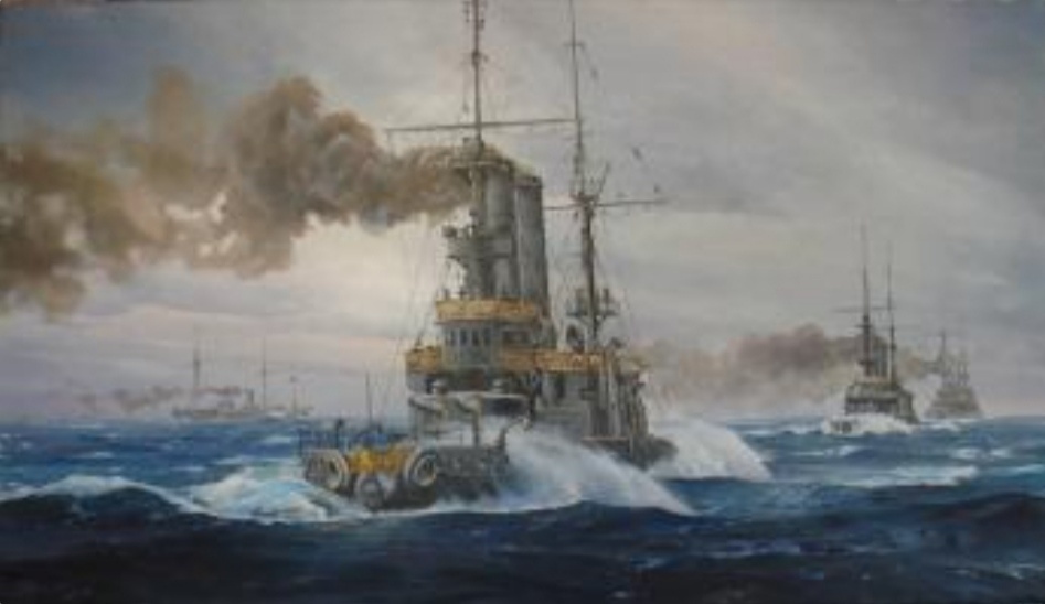 Д. Голубев "В кильватерном строю" (Цусимское сражение)