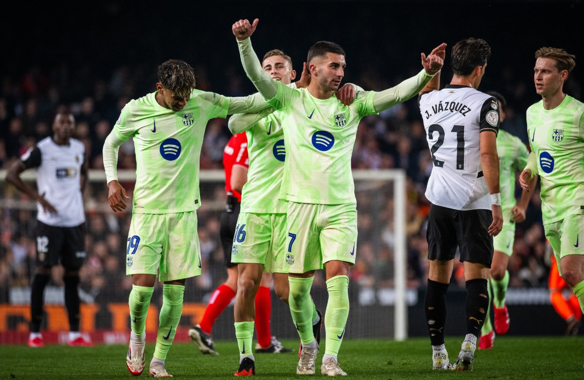 Форвард "Барселоны" Ферран Торрес отправил в ворота своей бывшей команды три мяча. Фото: соцсети