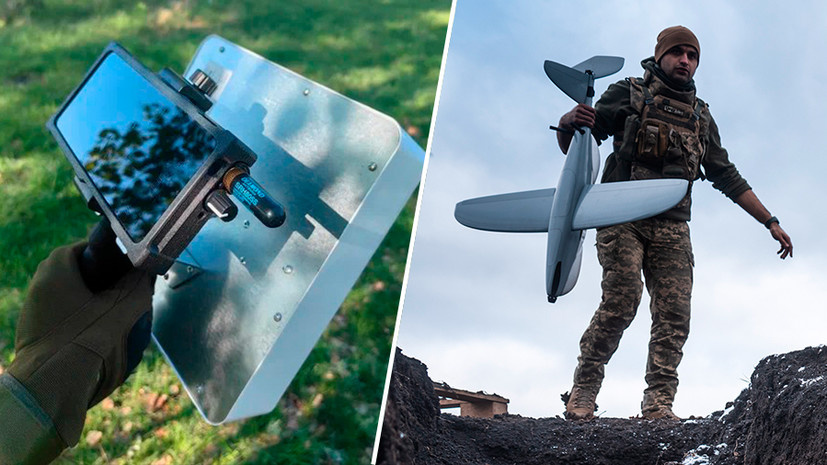     Комплекс радиоэлектронной разведки «Грань»/оператор БПЛА ВСУ  ЦБСТ / Getty Images