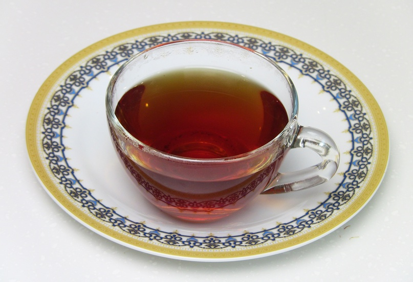 В чашке заваренный чай «Таинственный Ольхон»