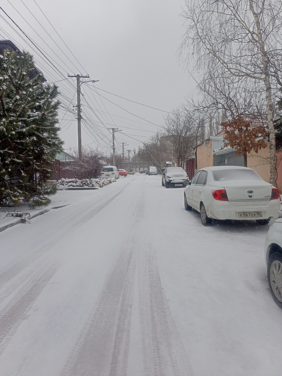 Фото автора. Нетипичная картинка для Крыма.