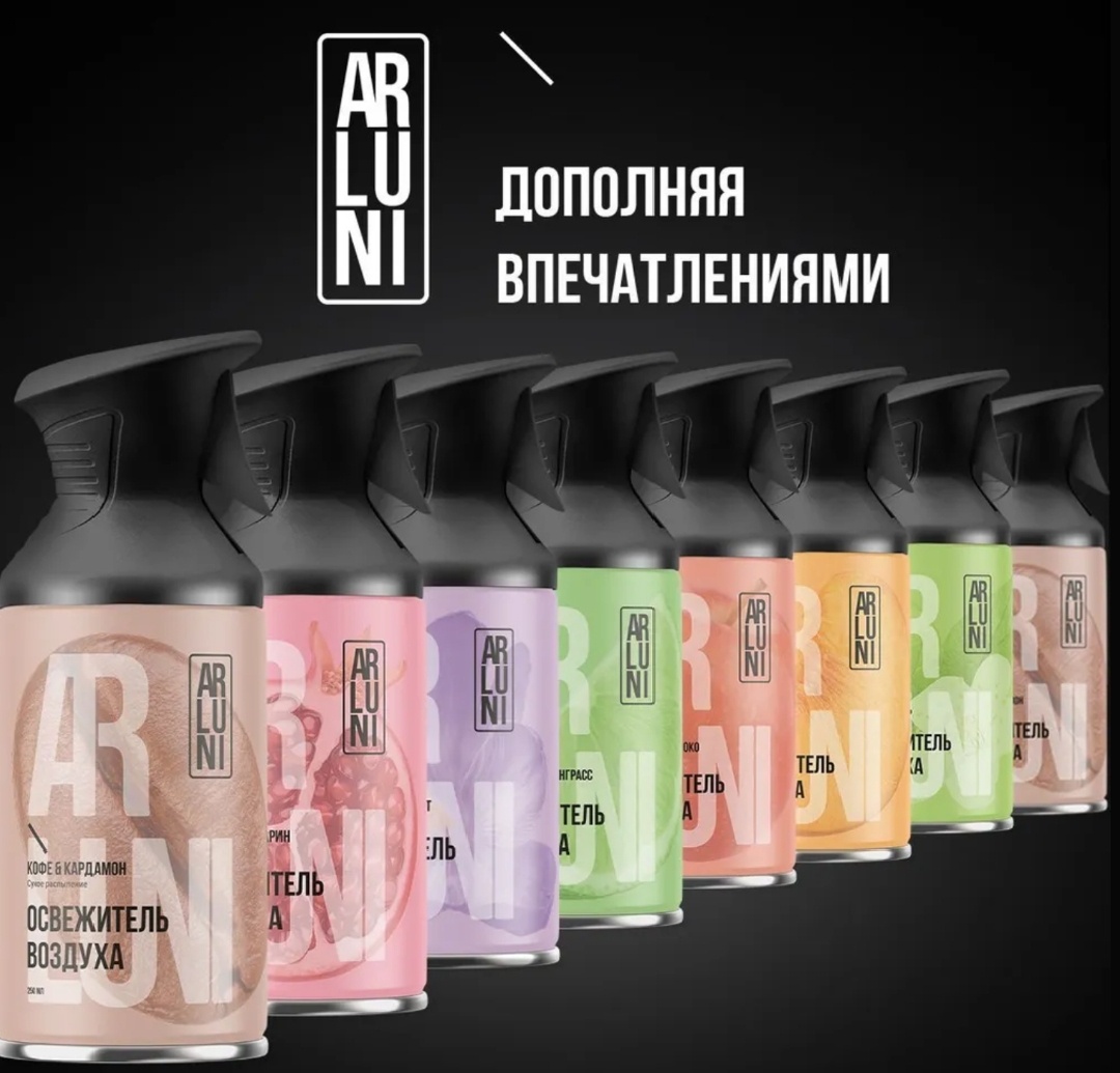 Линейка освежителей воздуха от ARLUNi