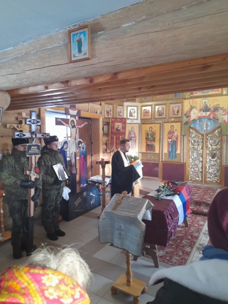    Карелия простилась с Виктором Яшиным, погибшим в зоне СВО администрация Пяльмского сельского поселения