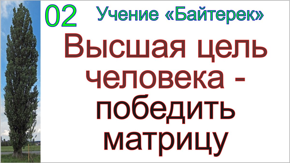 Матрица для человека и Бог, и дьявол в одном лице.
