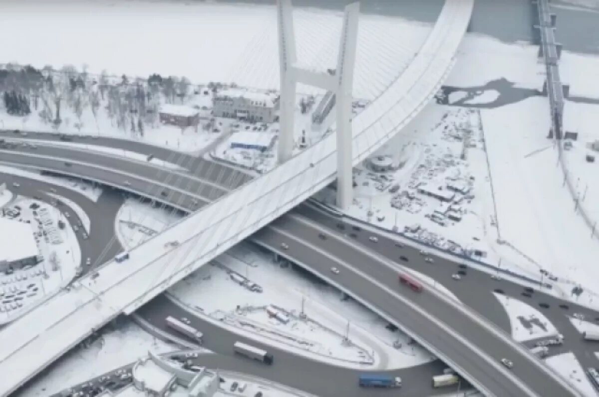    В Новосибирске показали вид четвёртого моста через Обь с высоты