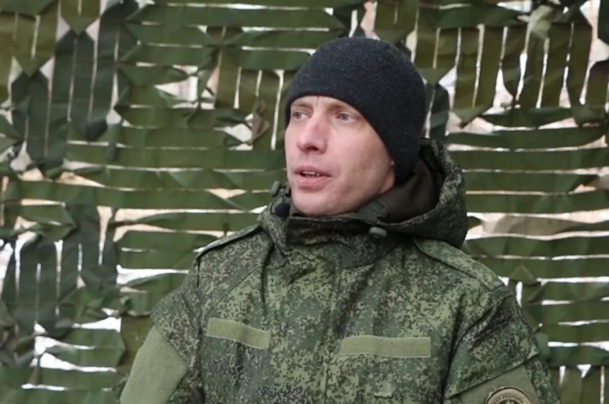    Командир взвода с позывным Тополь.