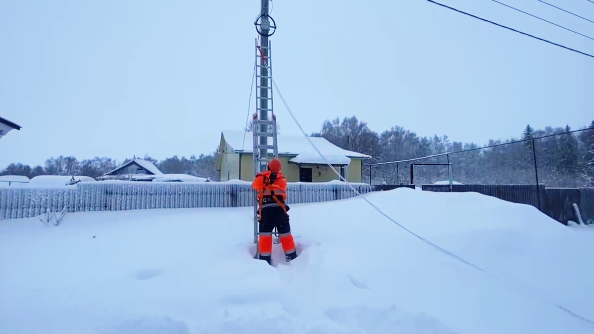   В Шеркалы и Перегрёбное провели оптический интернет