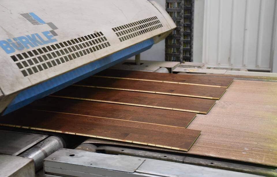 Этапы производства паркетной доски
