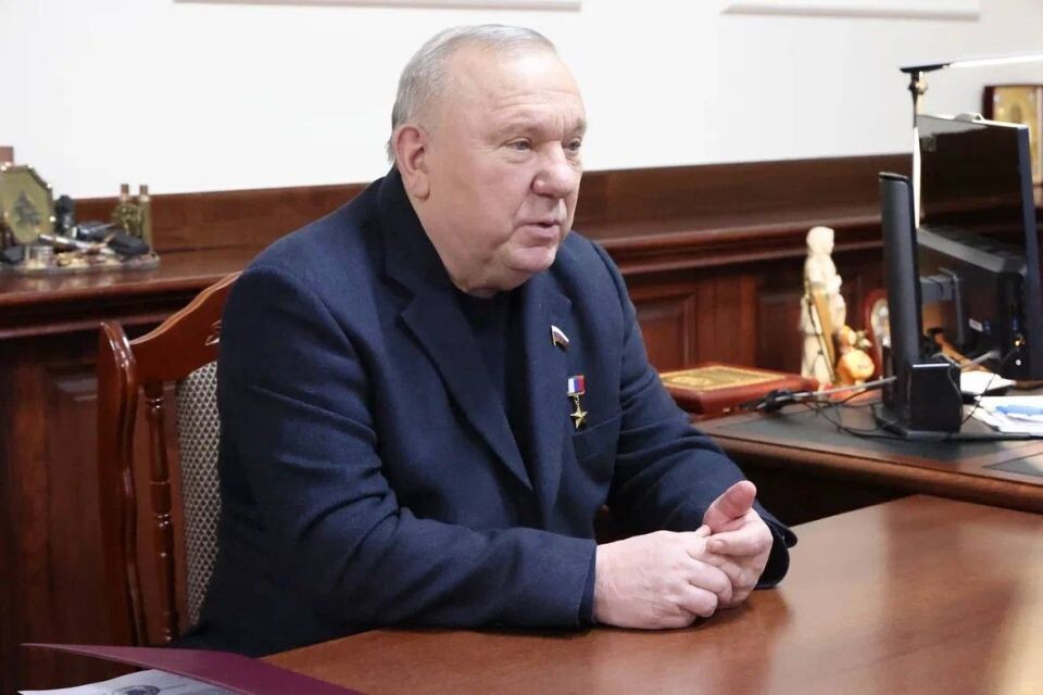    Встреча депутата Госдумы Владимира Шаманова и Андрея Турчака. Источник: Телеграм-канал главы Республики Алтай Андрея Турчака