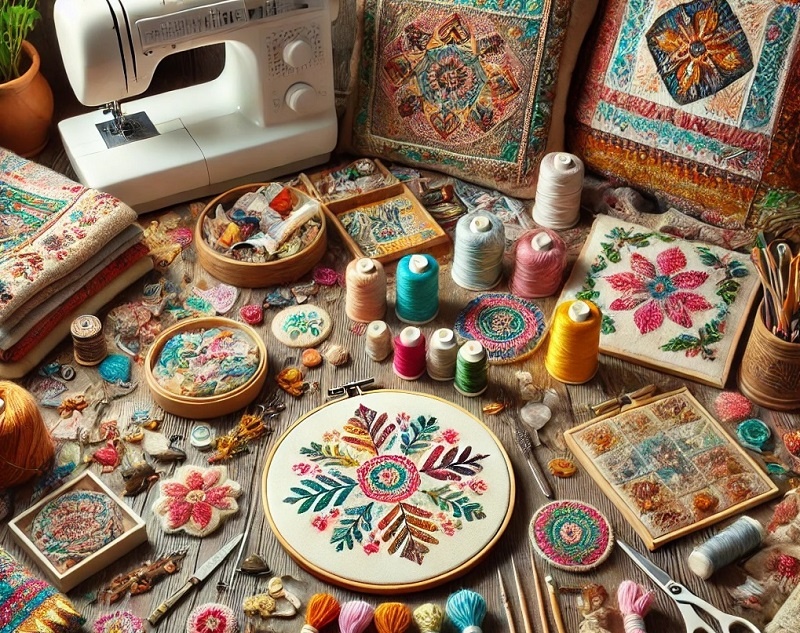 Ткань — универсальный материал, который открывает огромные возможности для творчества. Из нее можно создавать как практичные вещи, так и декоративные изделия. Вот самые популярные виды рукоделия и творчества в которых применяются ткани.

