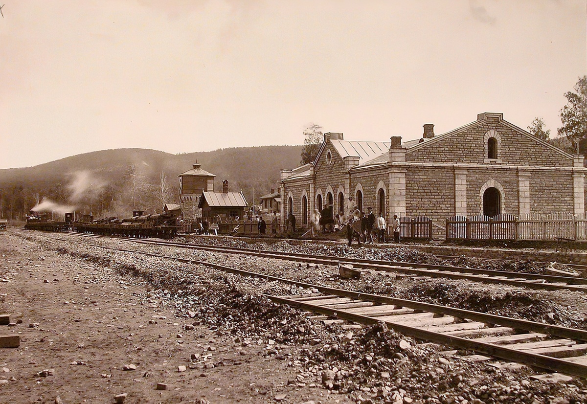 Сулея, ж/д станция после 1905 года. Фото: Госкаталог.рф. 