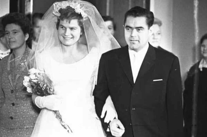 Валентина Терешкова и Андриян Николаев. / Фото: www.pinterest.com